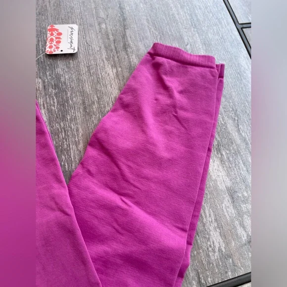 Free People Movement karma leggings hot pink size Medium Large M/L NWT - Picture 7 of 16